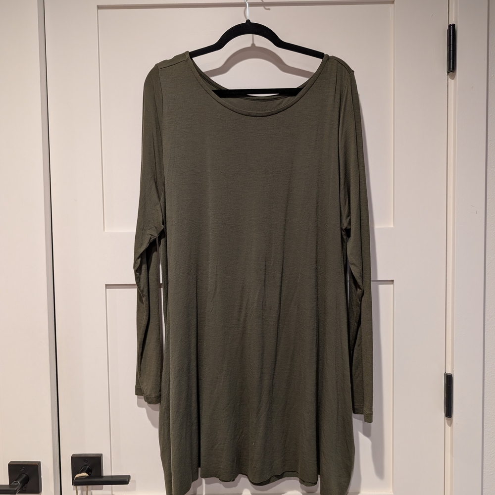 Olive Green Women's Top